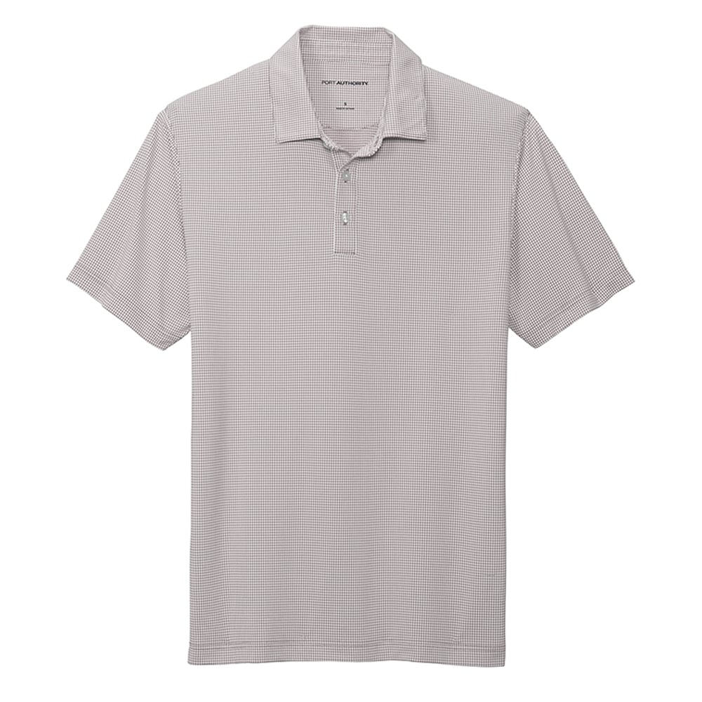 Port Authority K646 Gingham Performance Polo Shirt - Gorvex.com