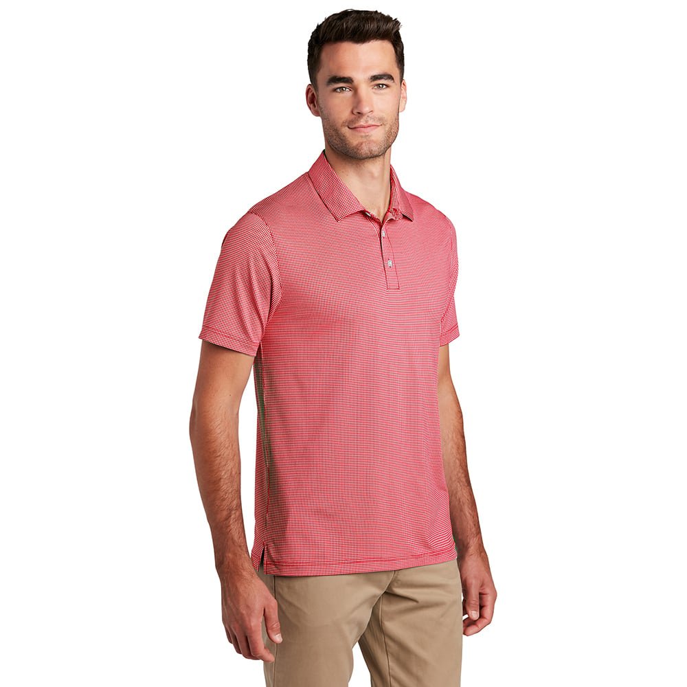 Port Authority K646 Gingham Performance Polo Shirt - Gorvex.com