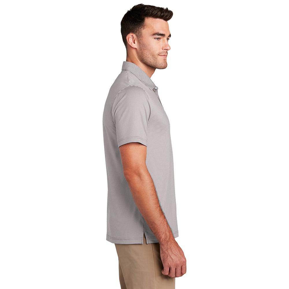 Port Authority K646 Gingham Performance Polo Shirt - Gorvex.com