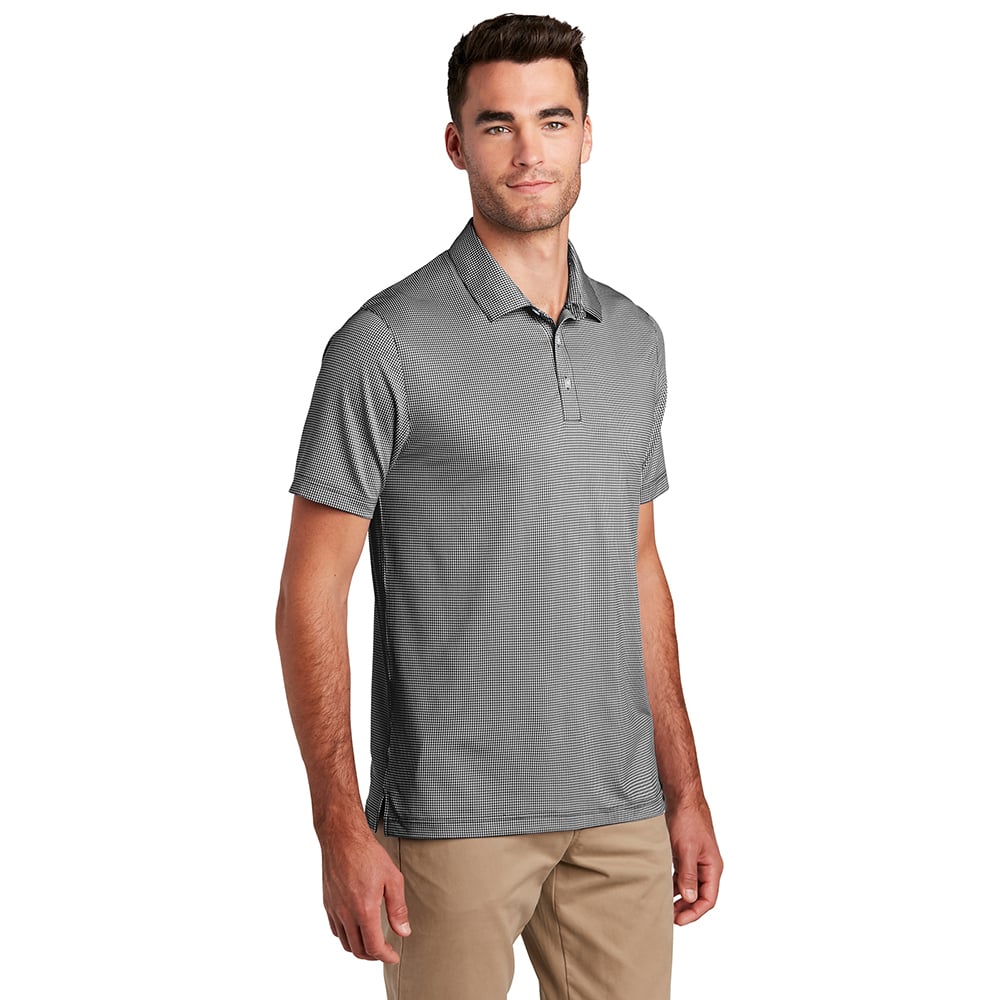 Port Authority K646 Gingham Performance Polo Shirt - Gorvex.com