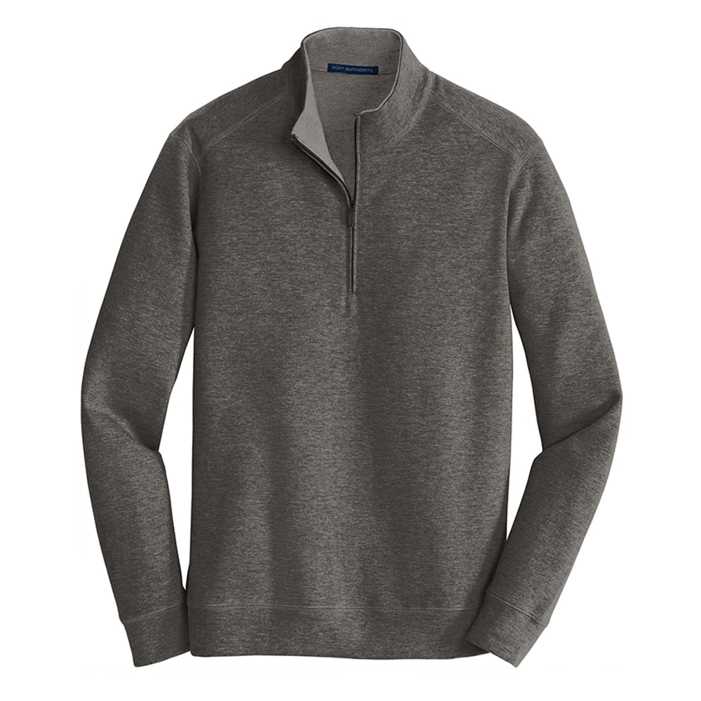 Port Authority K807 Interlock Dual - Color Quarter Zip Sweater - Gorvex.com