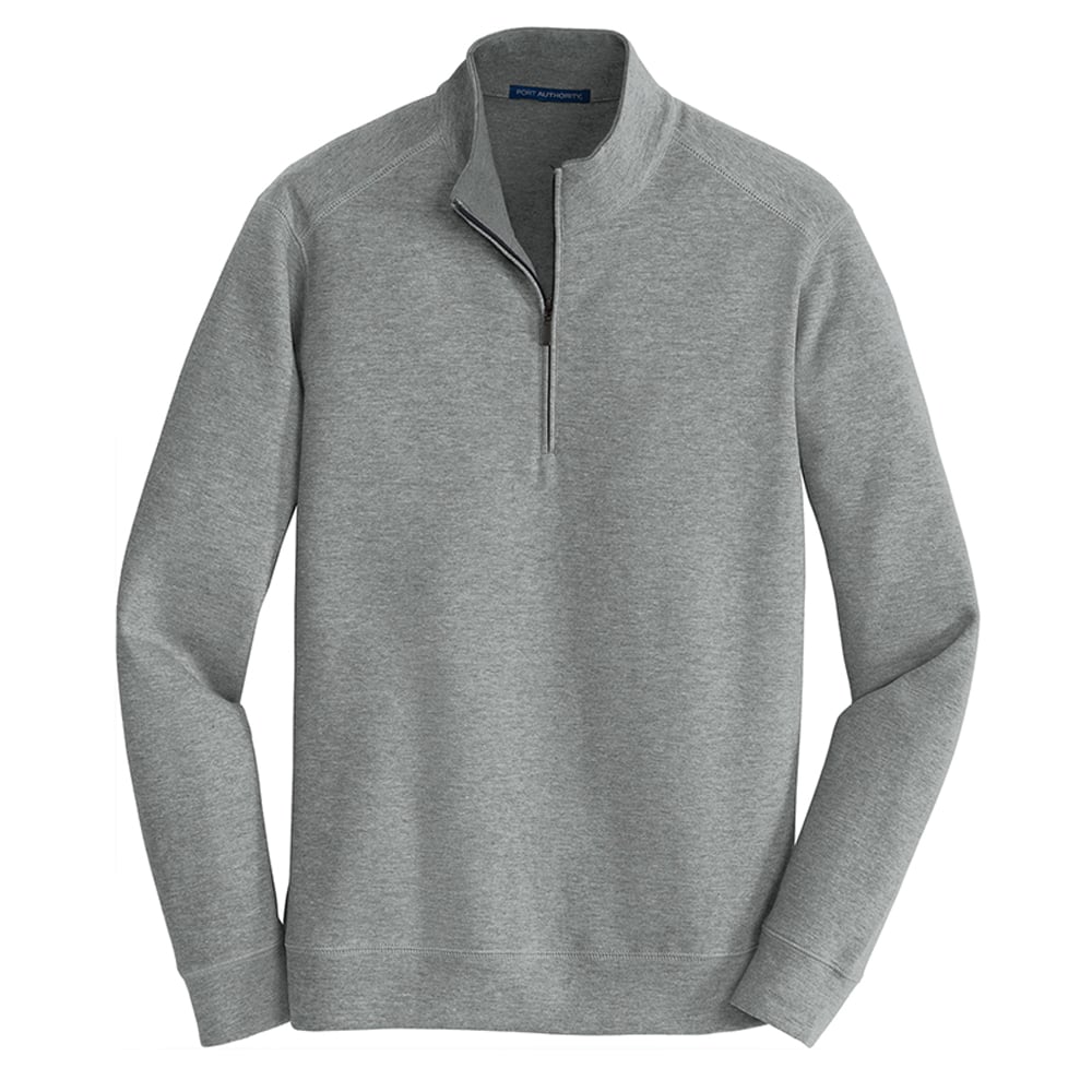 Port Authority K807 Interlock Dual - Color Quarter Zip Sweater - Gorvex.com