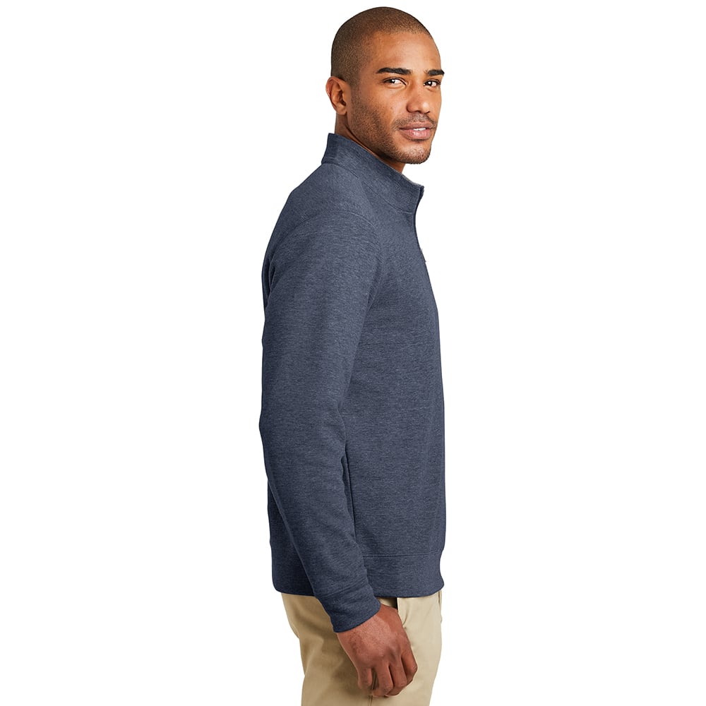 Port Authority K807 Interlock Dual - Color Quarter Zip Sweater - Gorvex.com
