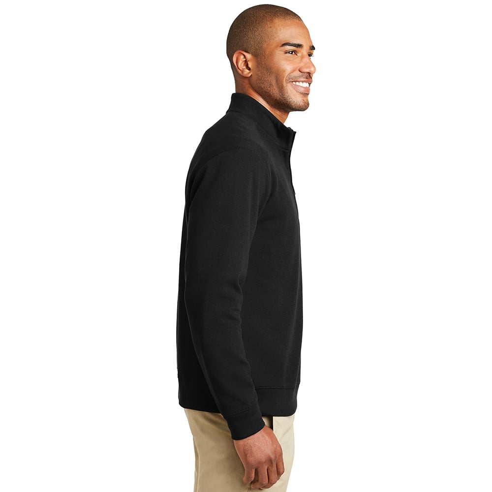 Port Authority K807 Interlock Dual - Color Quarter Zip Sweater - Gorvex.com