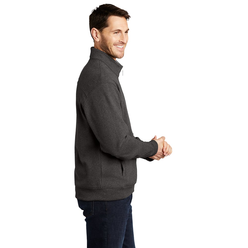 Port Authority K809 Interlock Dual - Color Full Zip Sweater - Gorvex.com