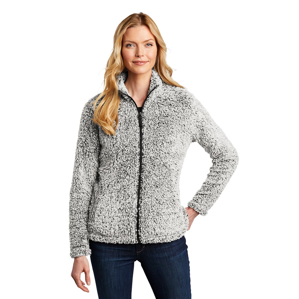 Port Authority L131 Women's Midweight Sherpa Fleece Full Zip Jacket - Gorvex.com