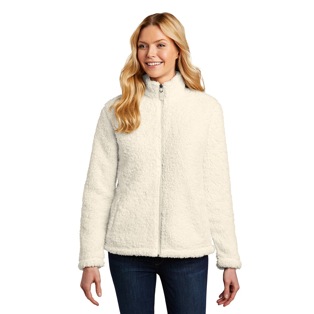Port Authority L131 Women's Midweight Sherpa Fleece Full Zip Jacket - Gorvex.com