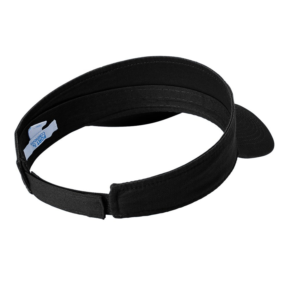 Port & Company CP45 3 - panel Fashion Visor with Hook and Loop Closure - Gorvex.com
