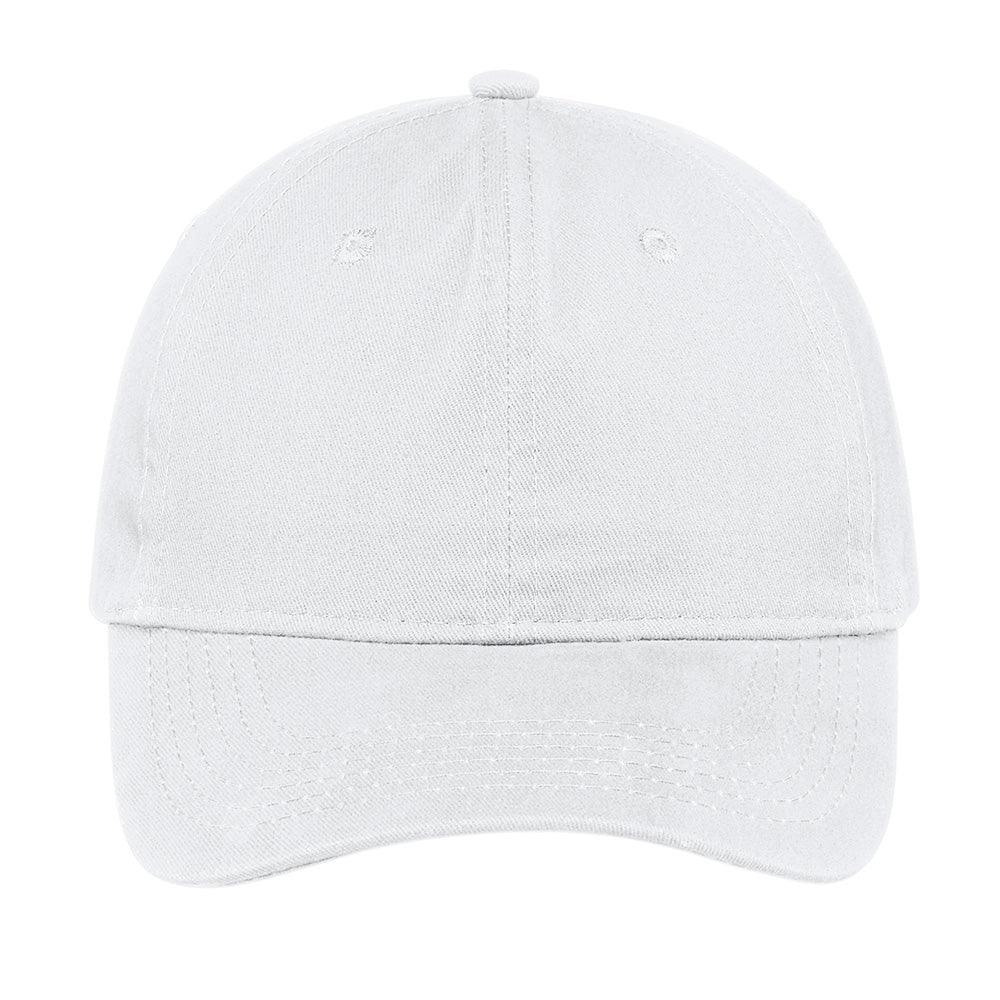 Port & Company CP77 Brushed Twill Low Profile Cap with Slide Closure - Gorvex.com