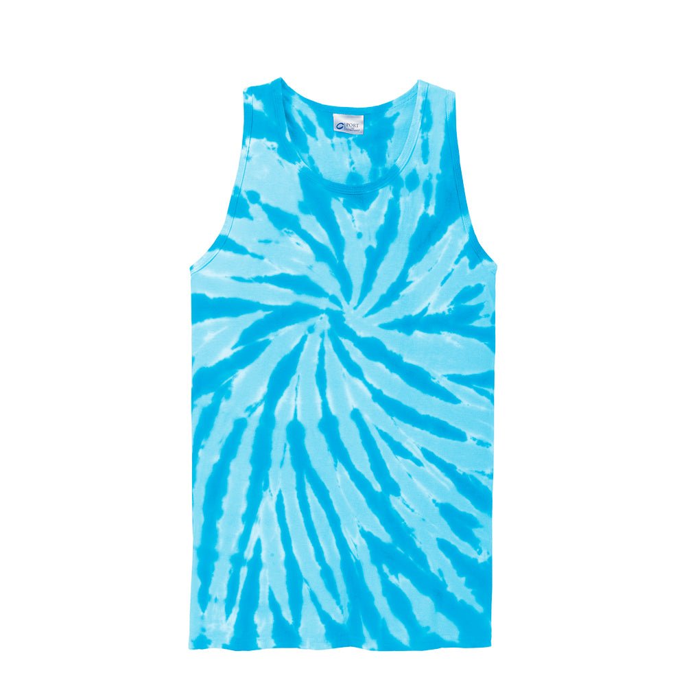 Port & Company PC147TT 100% Cotton Spiral Tie - Dye Tank Top - Gorvex.com