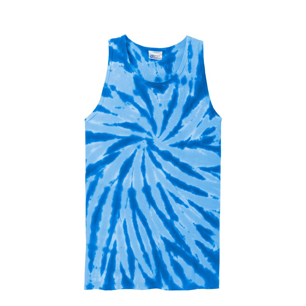 Port & Company PC147TT 100% Cotton Spiral Tie - Dye Tank Top - Gorvex.com