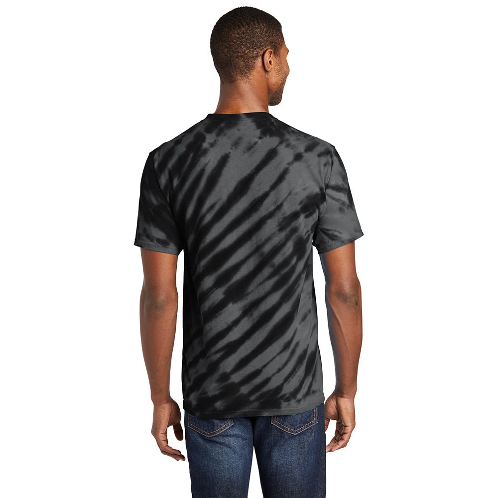 Port & Company PC148 100% Cotton Tiger Stripe Tie - Dye T-Shirt - Gorvex.com