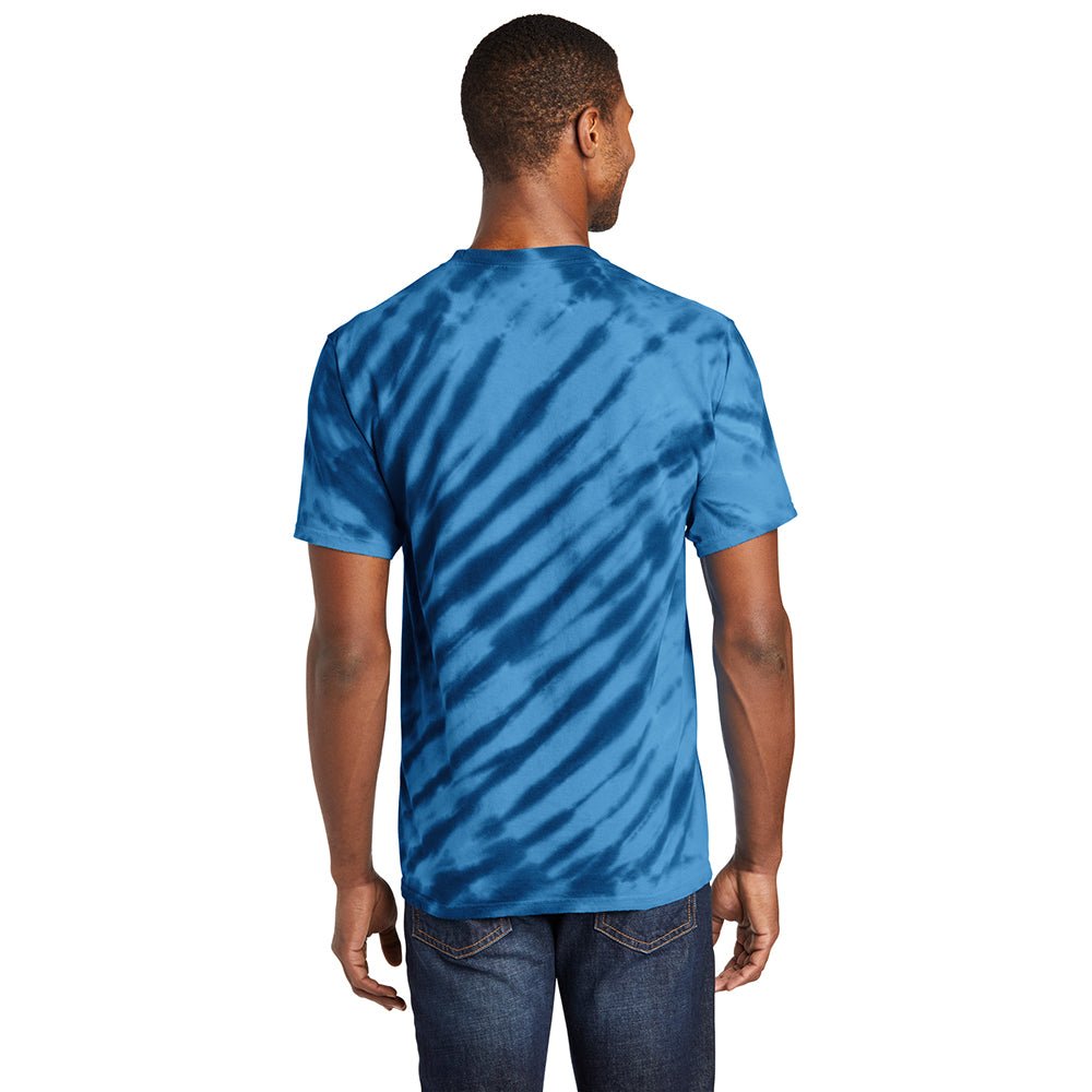 Port & Company PC148 100% Cotton Tiger Stripe Tie - Dye T-Shirt - Gorvex.com