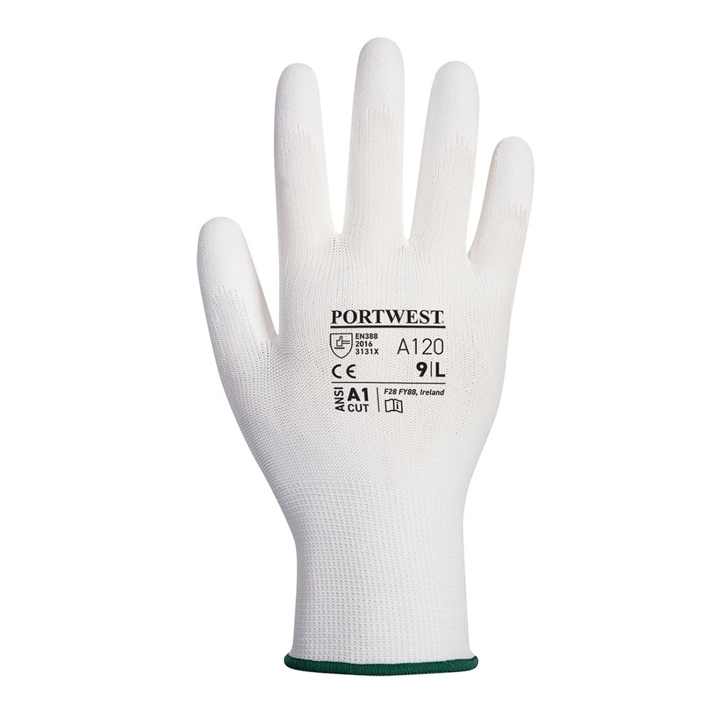 Portwest A120 Series High Dexterity, PU Palm Gloves, 1 pair - Gorvex.com