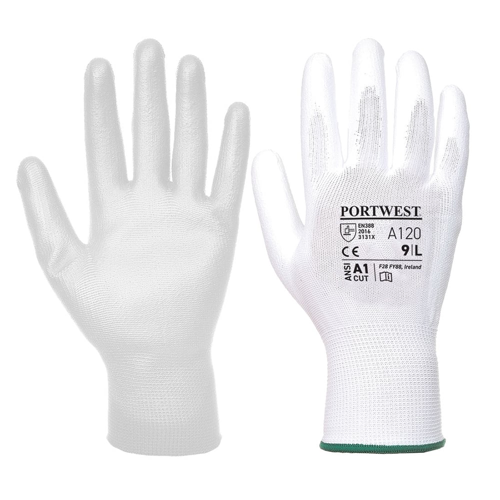 Portwest A120 Series High Dexterity, PU Palm Gloves, 1 pair - Gorvex.com