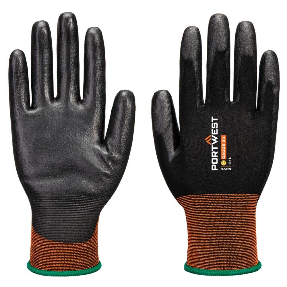 Portwest A376 GP Latex - Free Smooth PU Coated Touchscreen Gloves - Gorvex.com