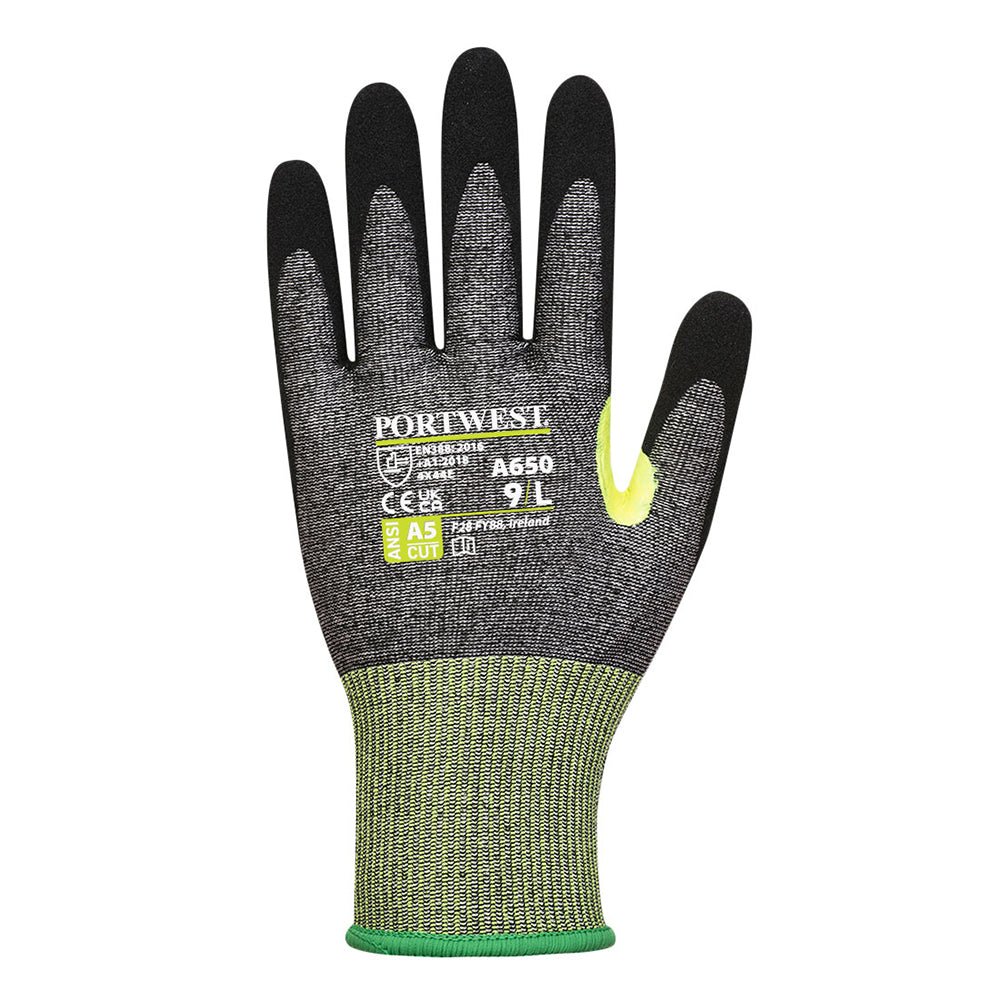Portwest A650 CS VHR15 15 - mil Cut Level A5 Nitrile Foam Glove, 1 pair - Gorvex.com