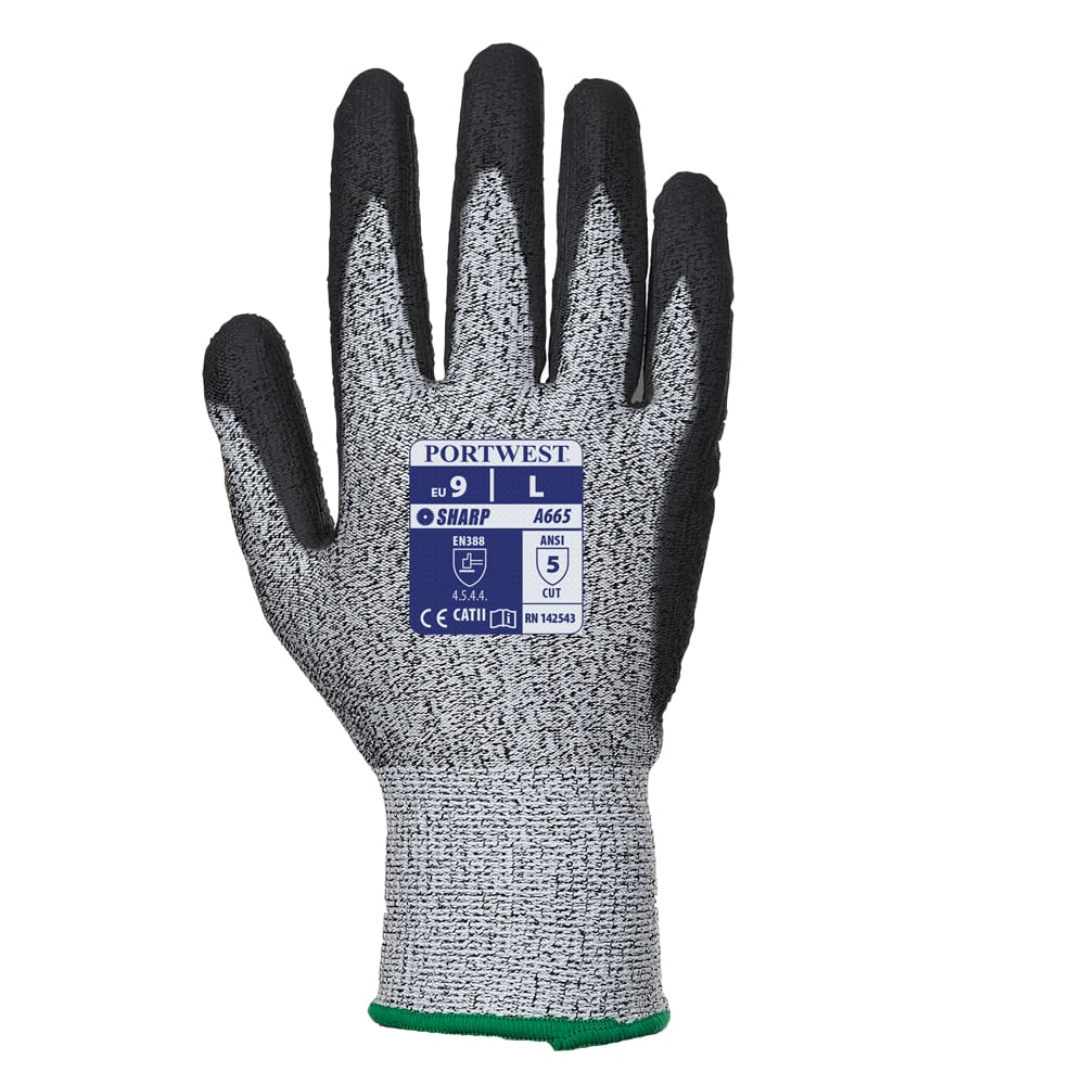 Portwest A665 Series Nitrile Foam Coated, VHR Advanced Cut Gloves, 1 pair - Gorvex.com