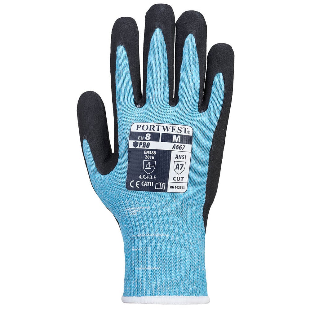 Portwest A667 Series Claymore AHR Ultra Cut Resistant Gloves, 1 pair - Gorvex.com