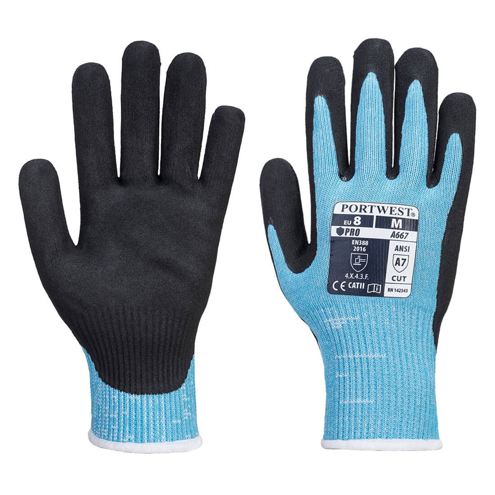 Portwest A667 Series Claymore AHR Ultra Cut Resistant Gloves, 1 pair - Gorvex.com