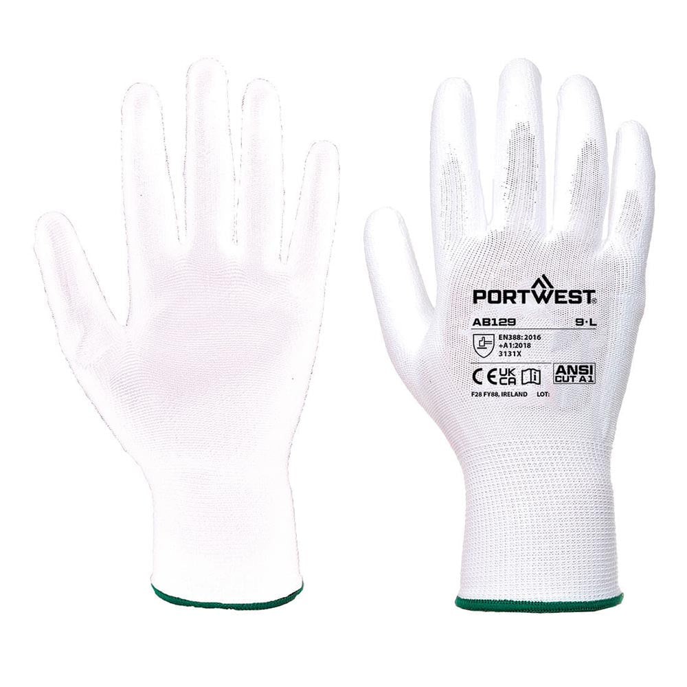 Portwest AB129 Series 13 - mil PU Palm Coated Gloves, 1 case (288 pairs) - Gorvex.com