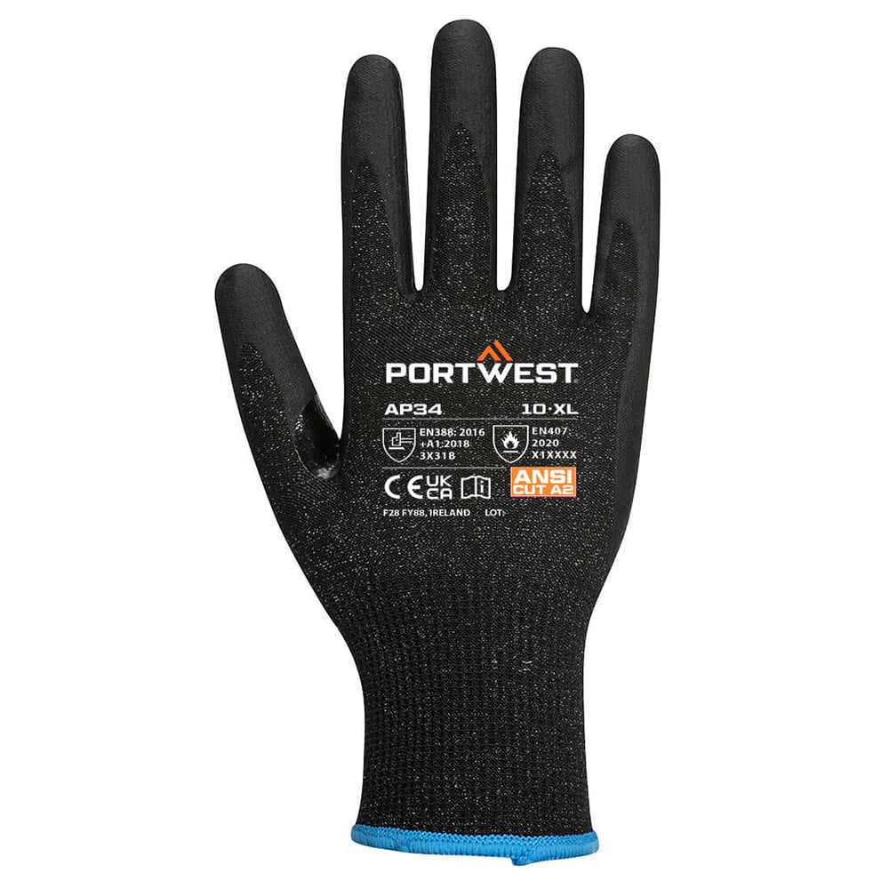 Portwest AP34 LR15 Nitrile Foam Touchscreen Glove, 1 dozen (12 pairs) - Gorvex.com