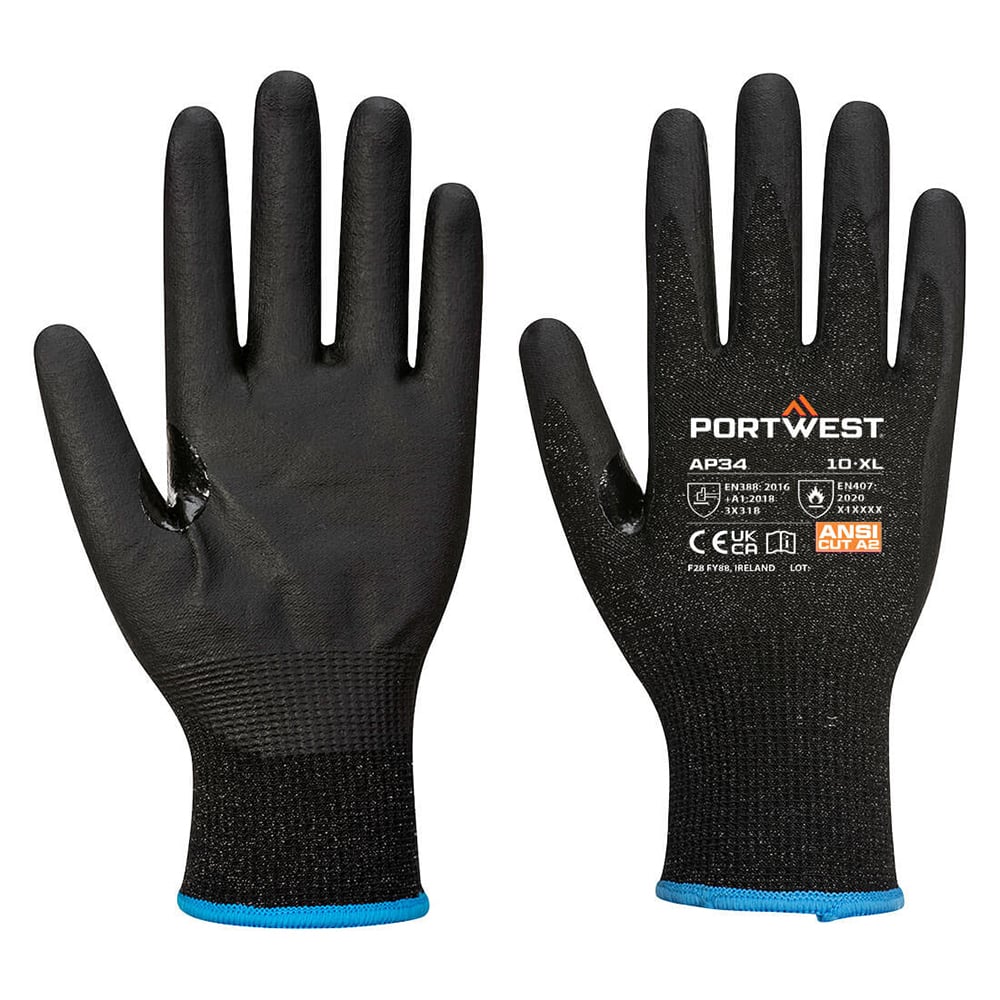 Portwest AP34 LR15 Nitrile Foam Touchscreen Glove, 1 dozen (12 pairs) - Gorvex.com