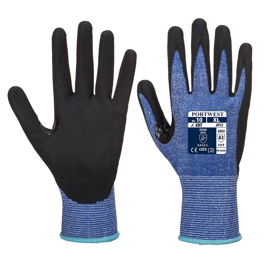 Portwest AP52 Series Sandy Finish Coated, Dexti Cut Ultra Gloves, 1 pair - Gorvex.com