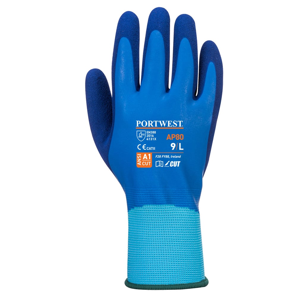 Portwest AP80 Series Full Latex Coated, Liquid Pro Gloves, 1 pair - Gorvex.com
