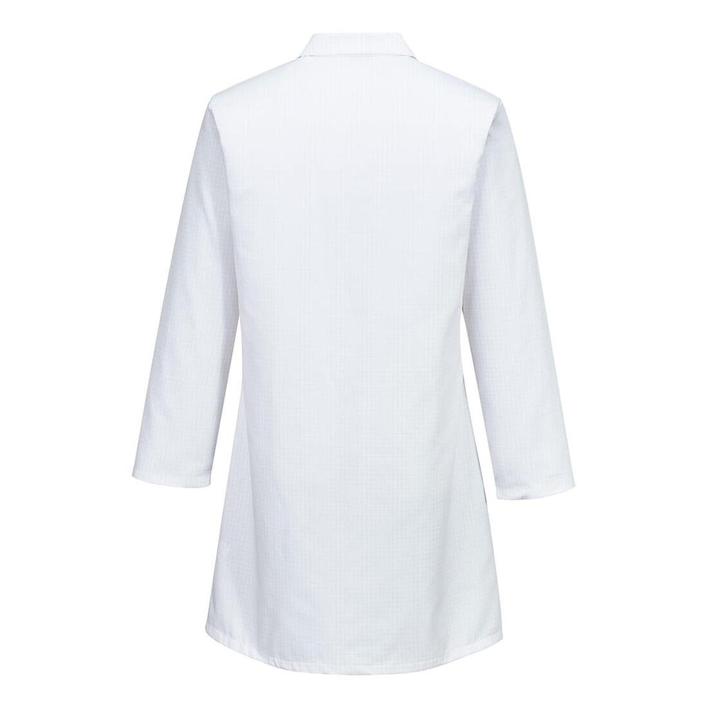 Portwest AS10 Anti - Static ESD Coat with Stud Front Opening - Gorvex.com