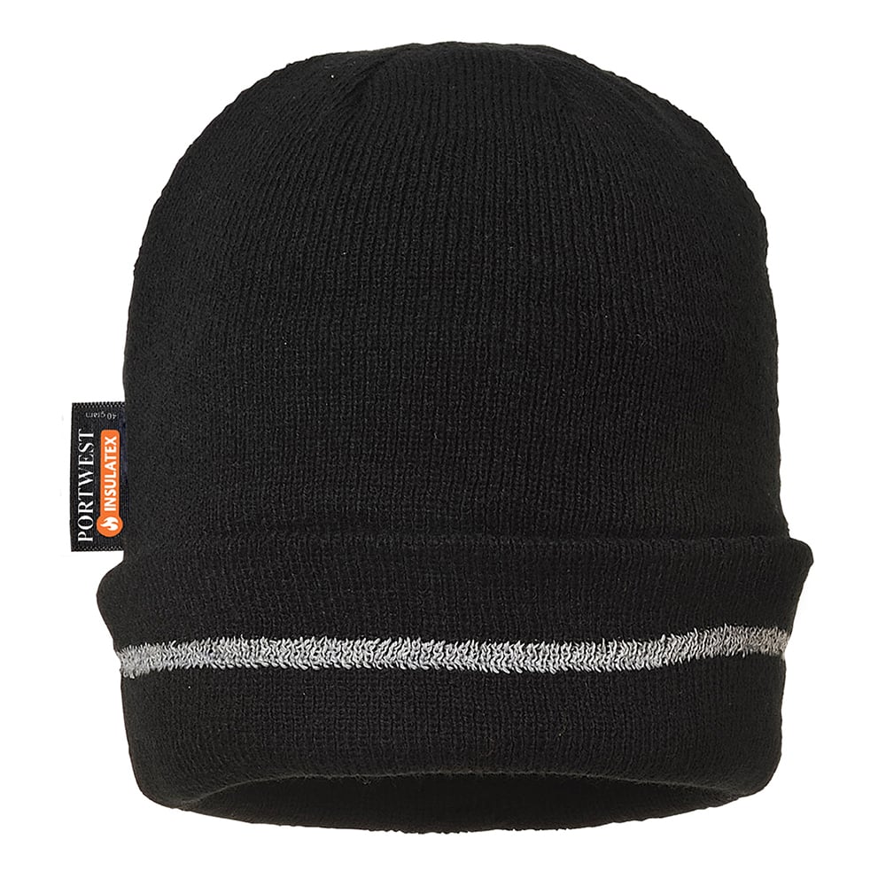 Portwest B023 Knit Beanie with Reflective Trim - Gorvex.com