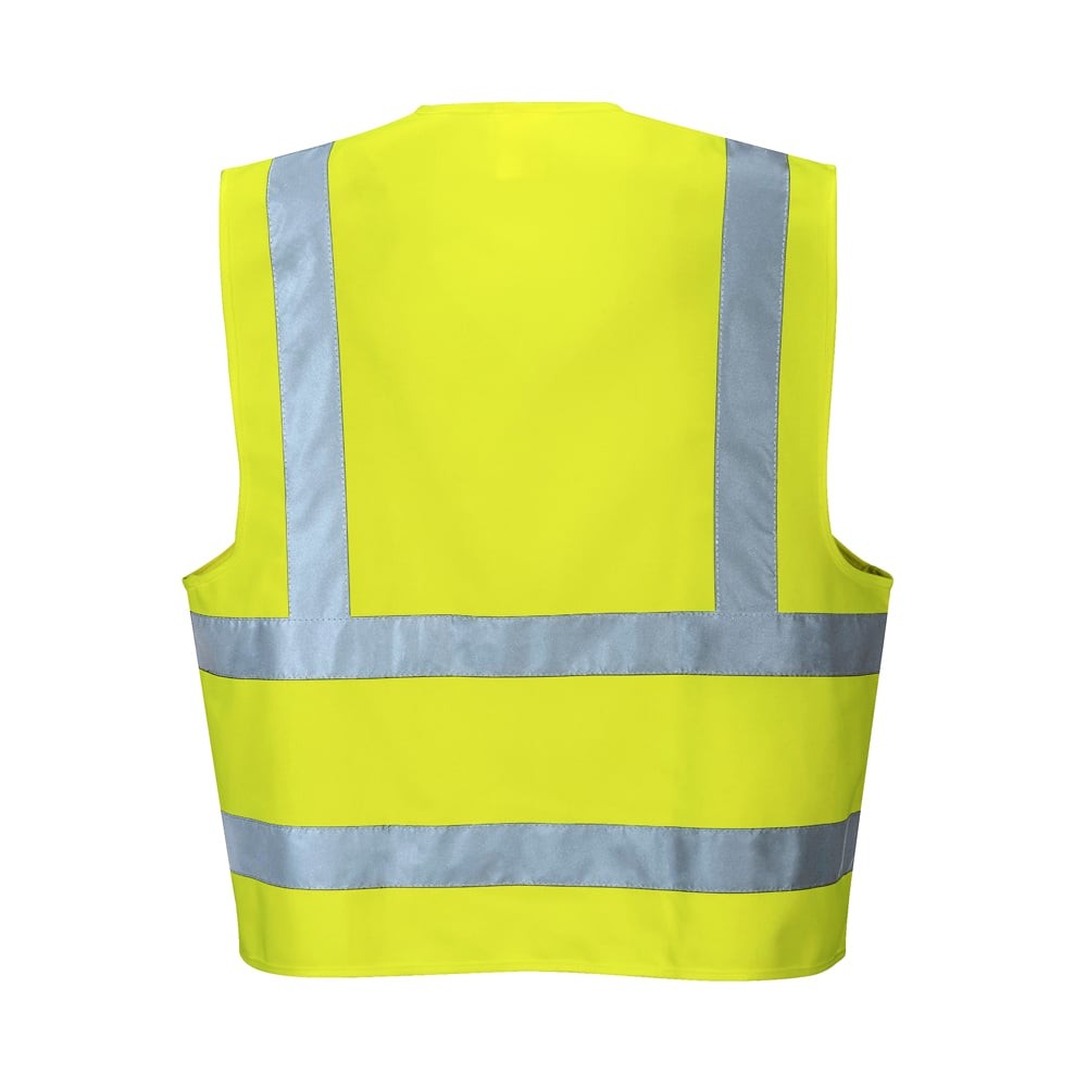 Portwest C470 Hi Vis Two Band and Brace Vest with Hook & Loop Closure - Gorvex.com