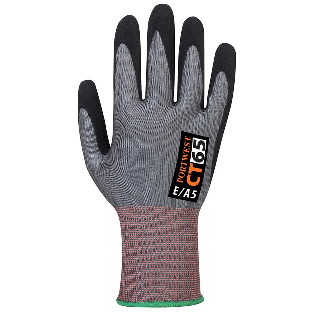 Portwest CT65 CT Series Cut Level A5 Nitrile Foam Gloves, 1 pair - Gorvex.com