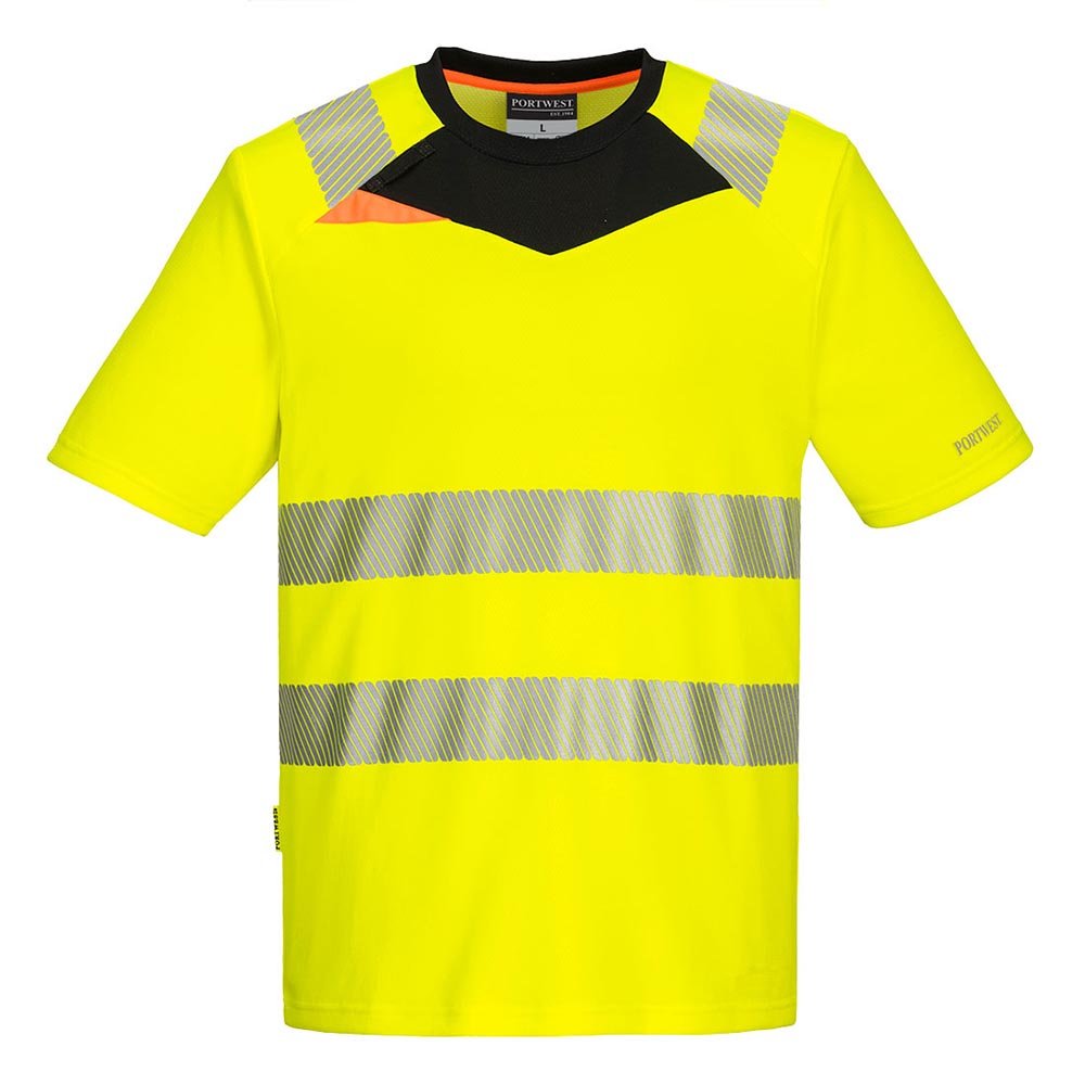 Portwest DX4 Hi - Vis Class 2 Premium Cooling Short Sleeve T-Shirt - Gorvex.com