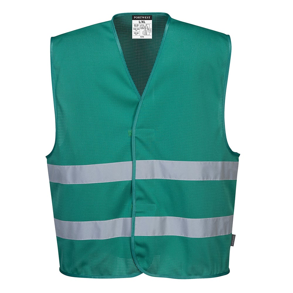 Portwest F374 MeshAir Iona Safety Vest with Hook & Loop Closure - Gorvex.com