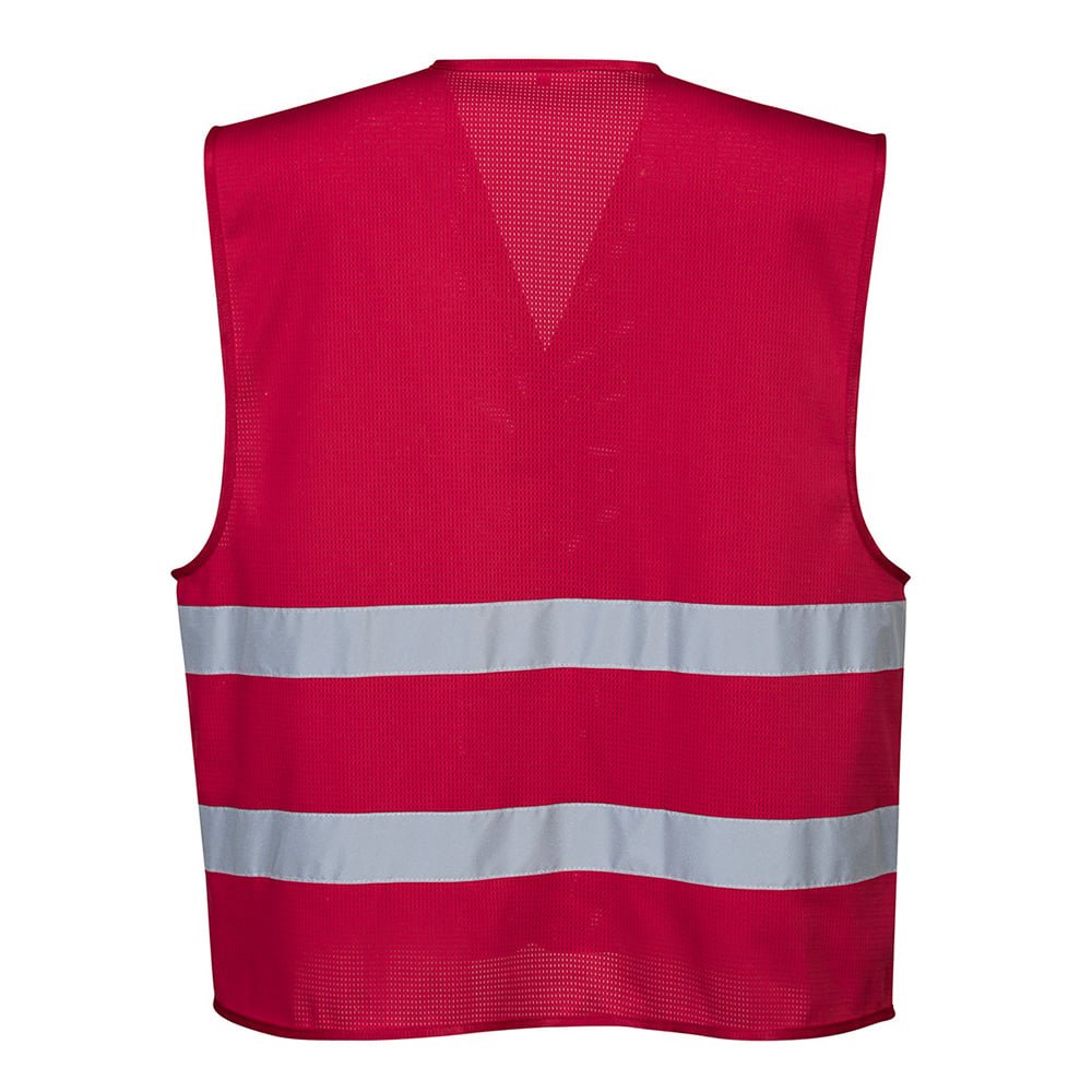 Portwest F374 MeshAir Iona Safety Vest with Hook & Loop Closure - Gorvex.com