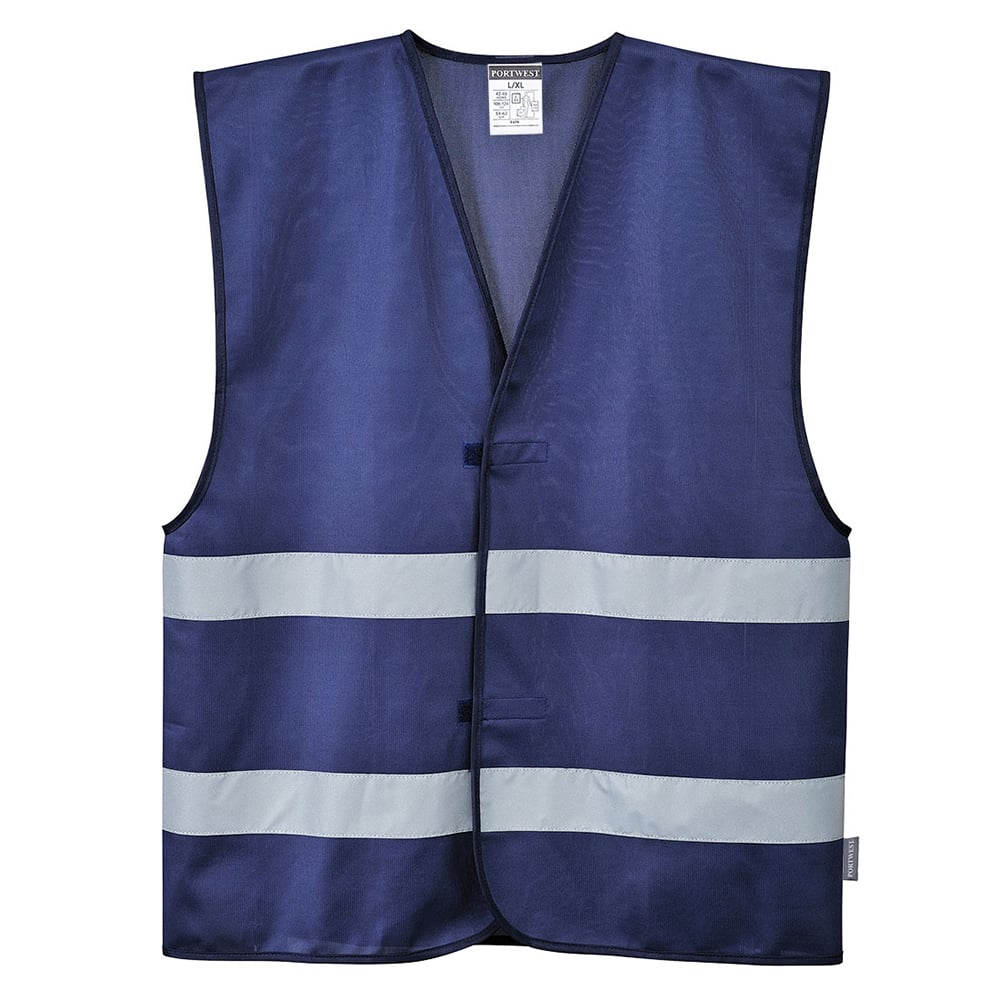 Portwest F474 Iona Enhanced Visibility Vest with Hook & Loop Closure - Gorvex.com