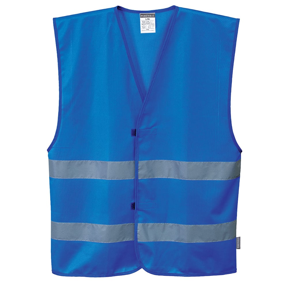 Portwest F474 Iona Enhanced Visibility Vest with Hook & Loop Closure - Gorvex.com