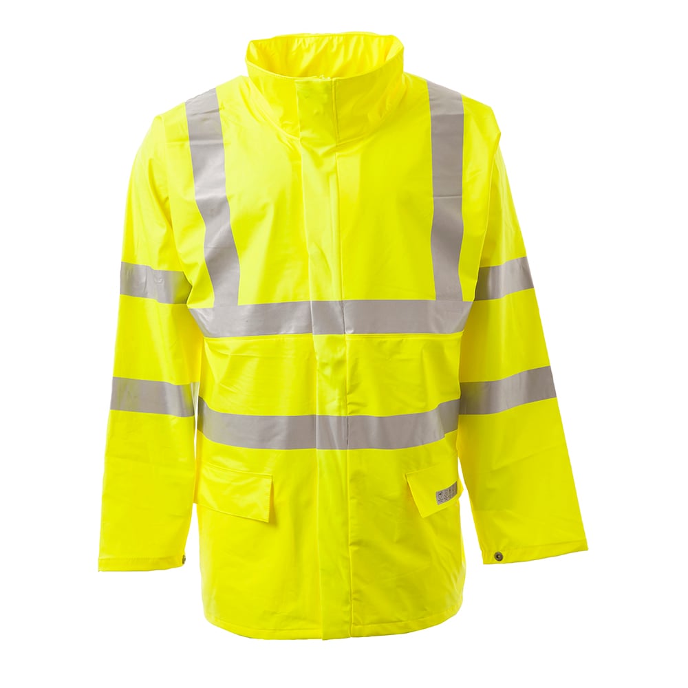 Portwest FR41 Sealtex Flame FR Hi - Vis Jacket with Waterproof Seams - Gorvex.com