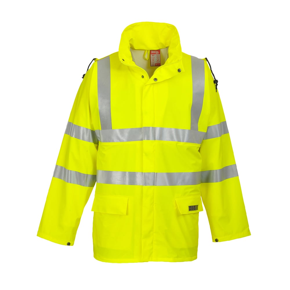 Portwest FR41 Sealtex Flame FR Hi - Vis Jacket with Waterproof Seams - Gorvex.com