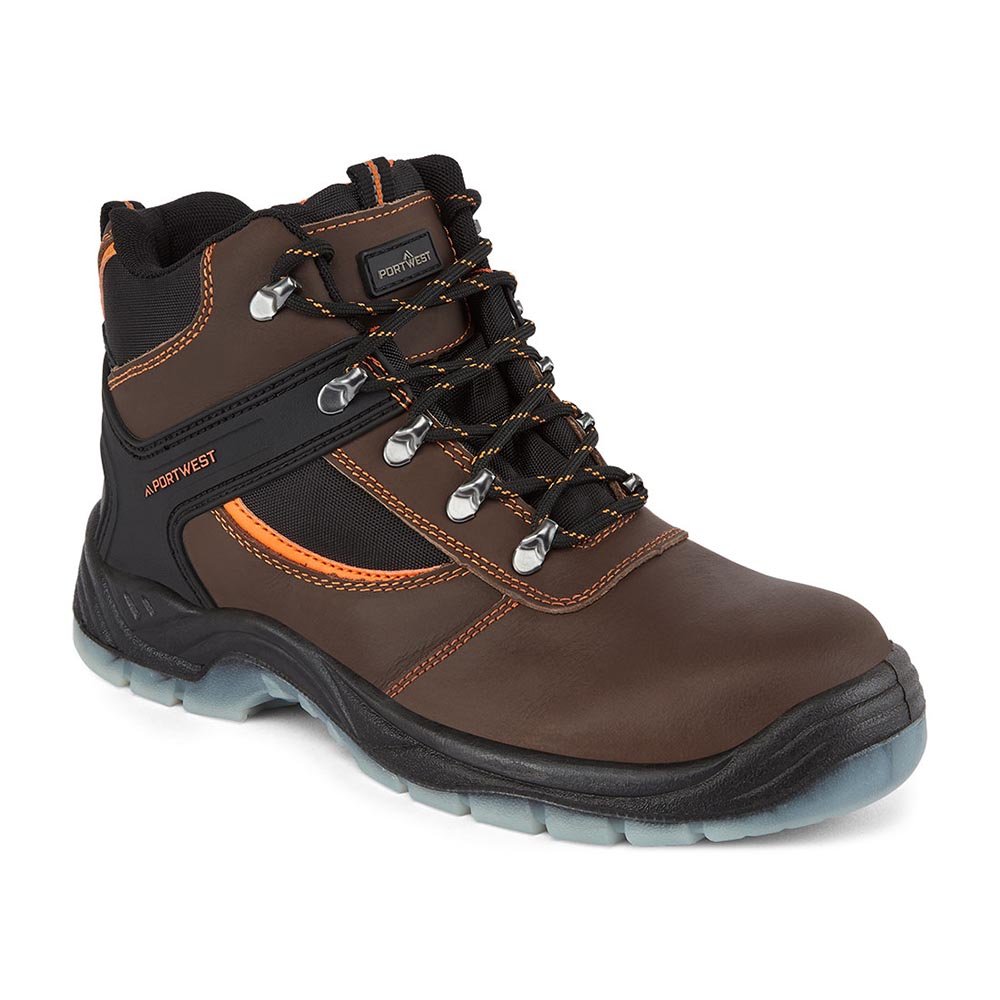 Portwest FW69 Steelite™ Slip & Water Resistant Leather Hiker Boots - Gorvex.com