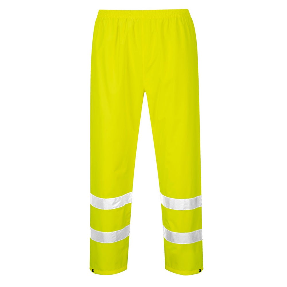Portwest H441 Series Hi Vis Rain Trousers with Snap Adjustable Hems - Gorvex.com