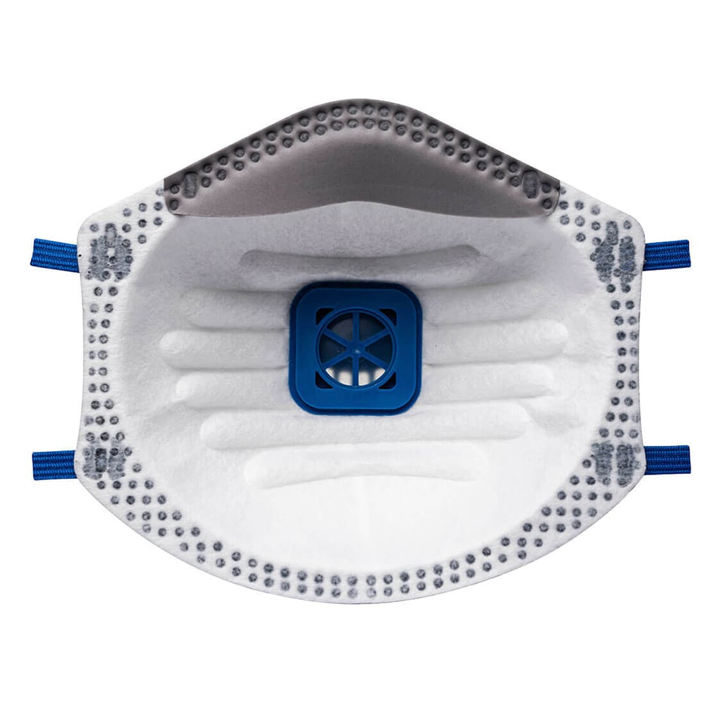 Portwest P220 Cup Style Carbon N95 Valved Respirator, 1 box (10 pieces) - Gorvex.com
