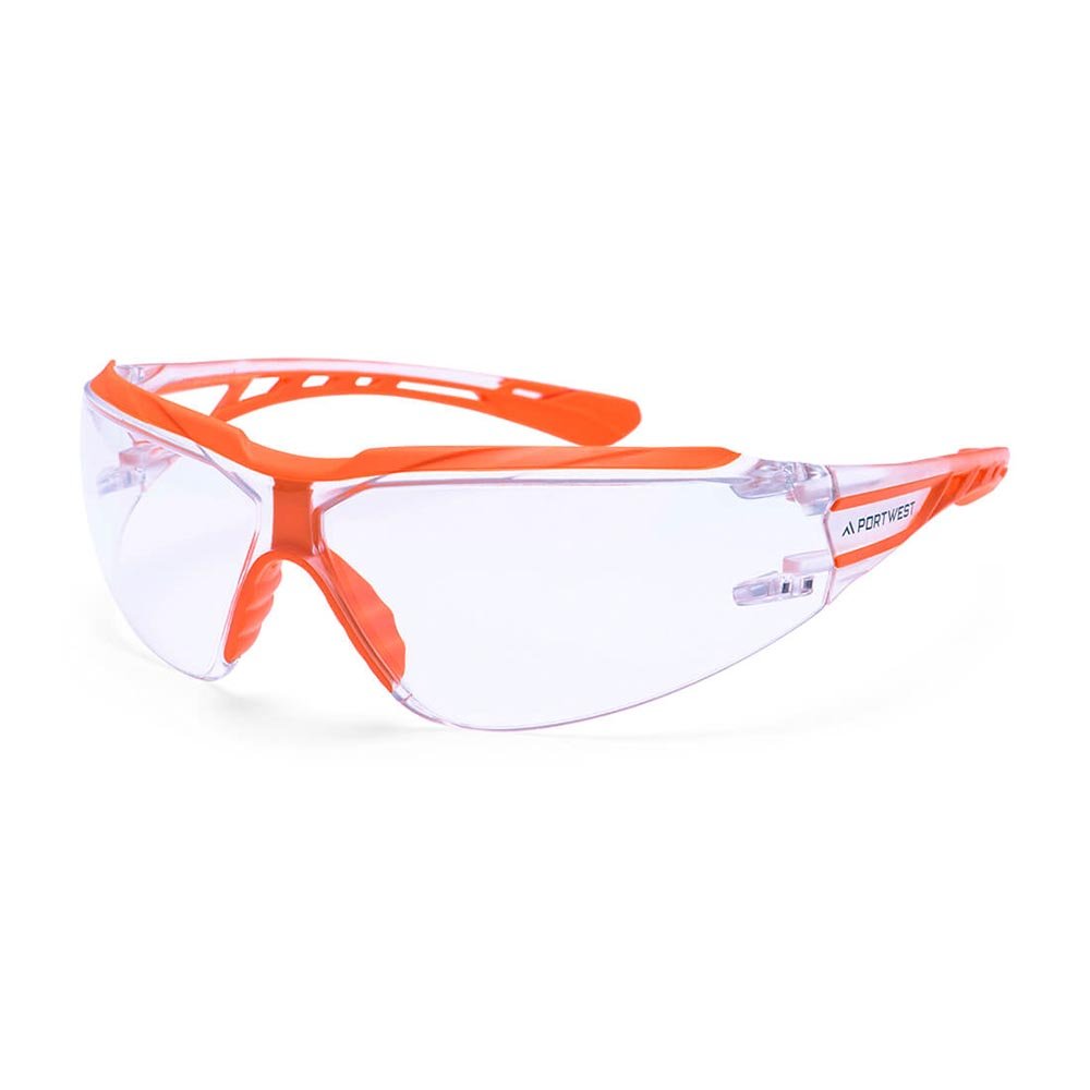 Portwest PS10 Dynamic Safety Glasses with Rubber Temple Tips - Gorvex.com
