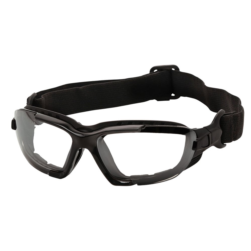 Portwest PW11 Levo Safety Glasses with Back Foam, 1 pair - Gorvex.com