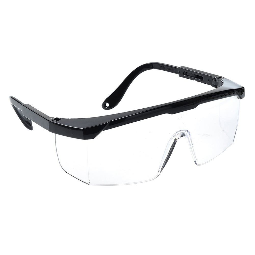 Portwest PW33 Classic Safety Glasses with Side Shields, 1 pair - Gorvex.com