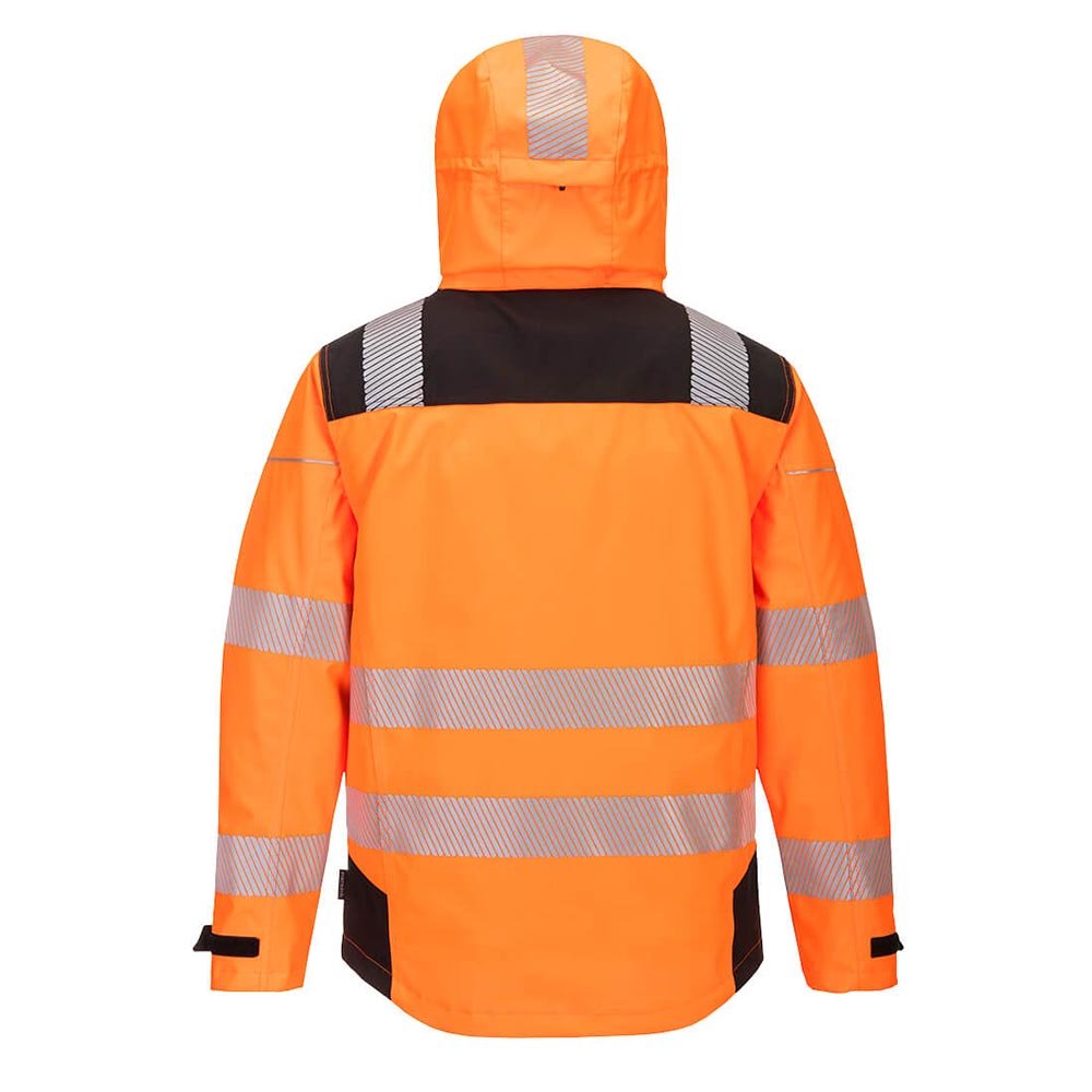 Portwest PW360 Hi Vis Extreme Breathable Rain Jacket with 5 Pockets - Gorvex.com