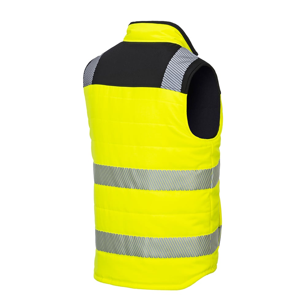 Portwest PW374 Hi Vis Reversible Bodywarmer - Gorvex.com