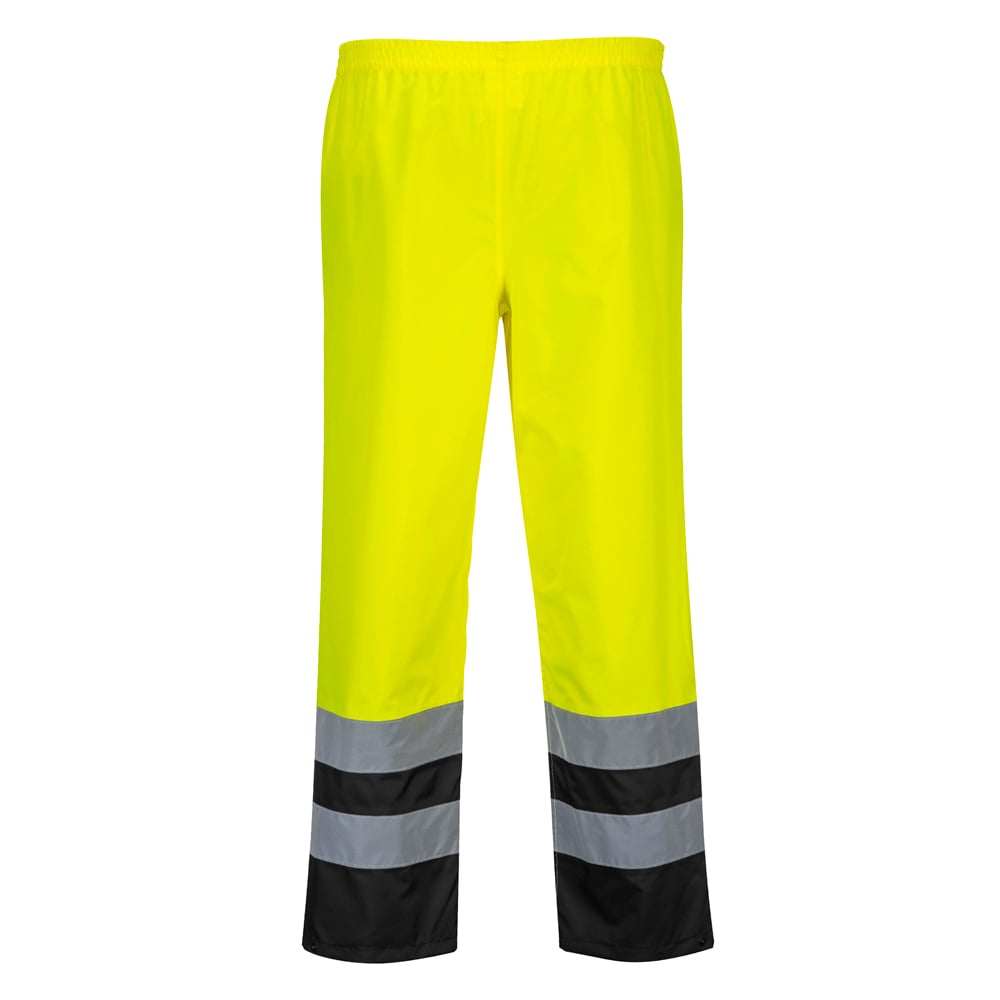 Portwest S486 Hi Vis Two - Tone Traffic Pants with Side Pass Pockets - Gorvex.com