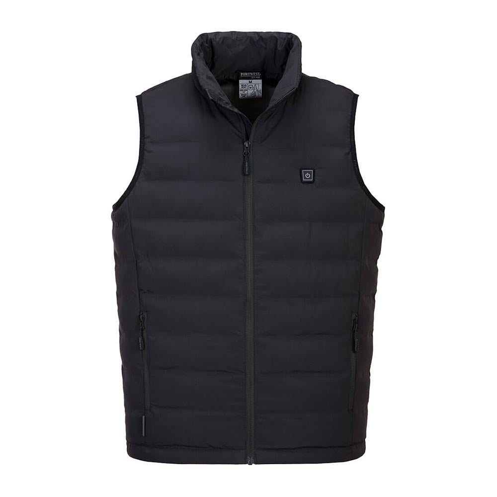 Portwest S558 Ultrasonic Heated Bodywarmer with Elasticated Armholes - Gorvex.com